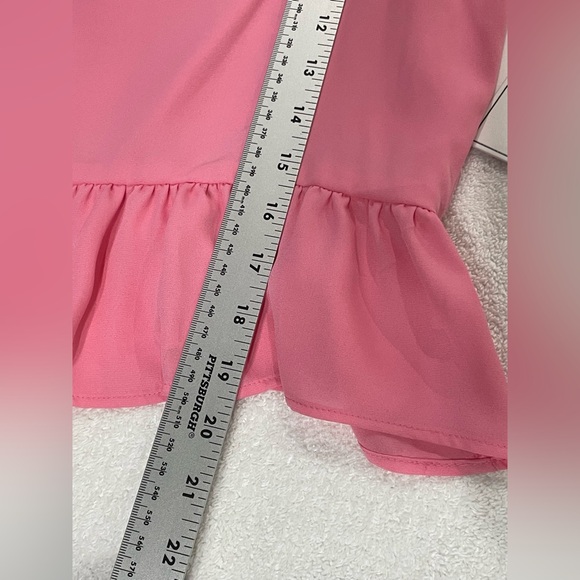 1. State Pink Ruffle Blouse - Picture 5 of 11
